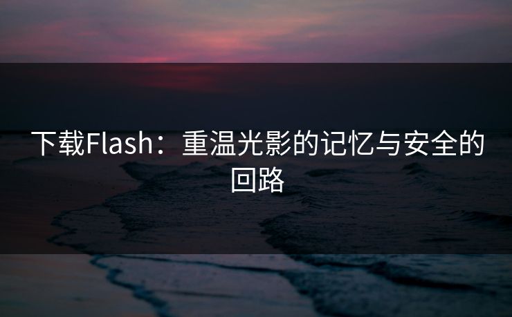 下载Flash：重温光影的记忆与安全的回路